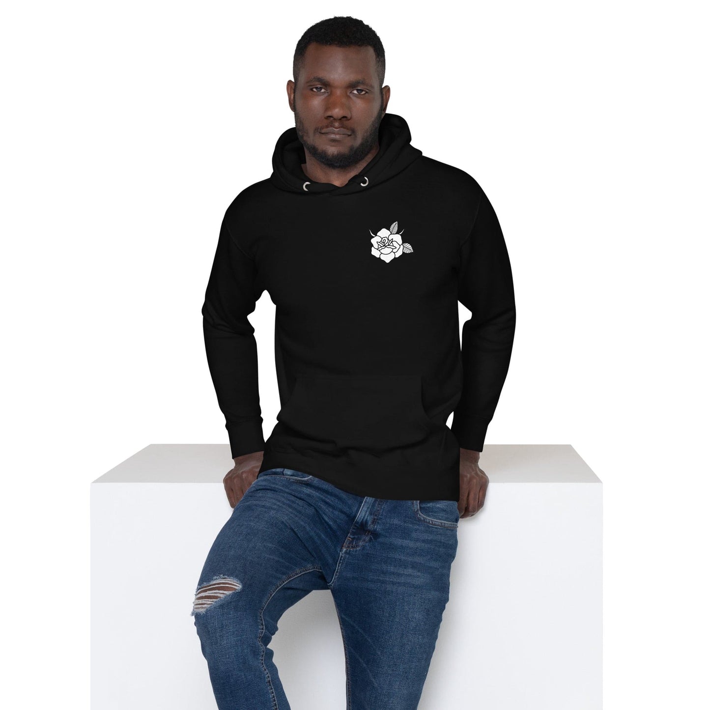 Unisex Hoodie "BLACK ROSE"