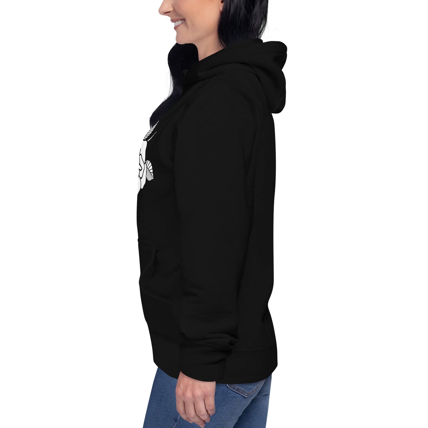 Women's Hoodie "BLACK ROSE"