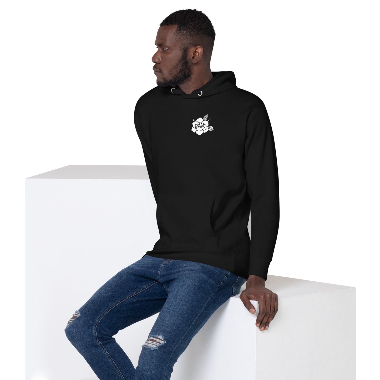 Unisex Hoodie "BLACK ROSE"