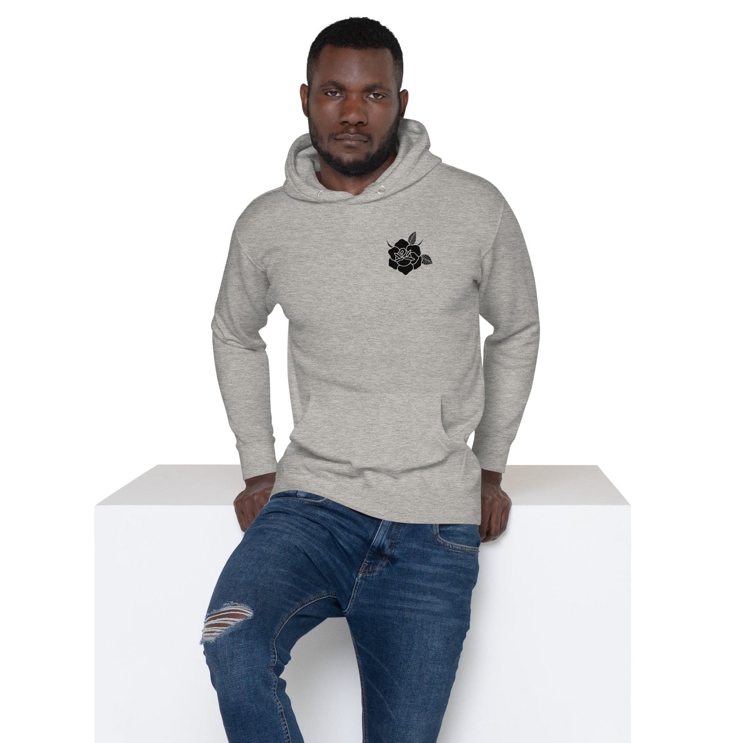 Unisex Hoodie "BLACK ROSE"