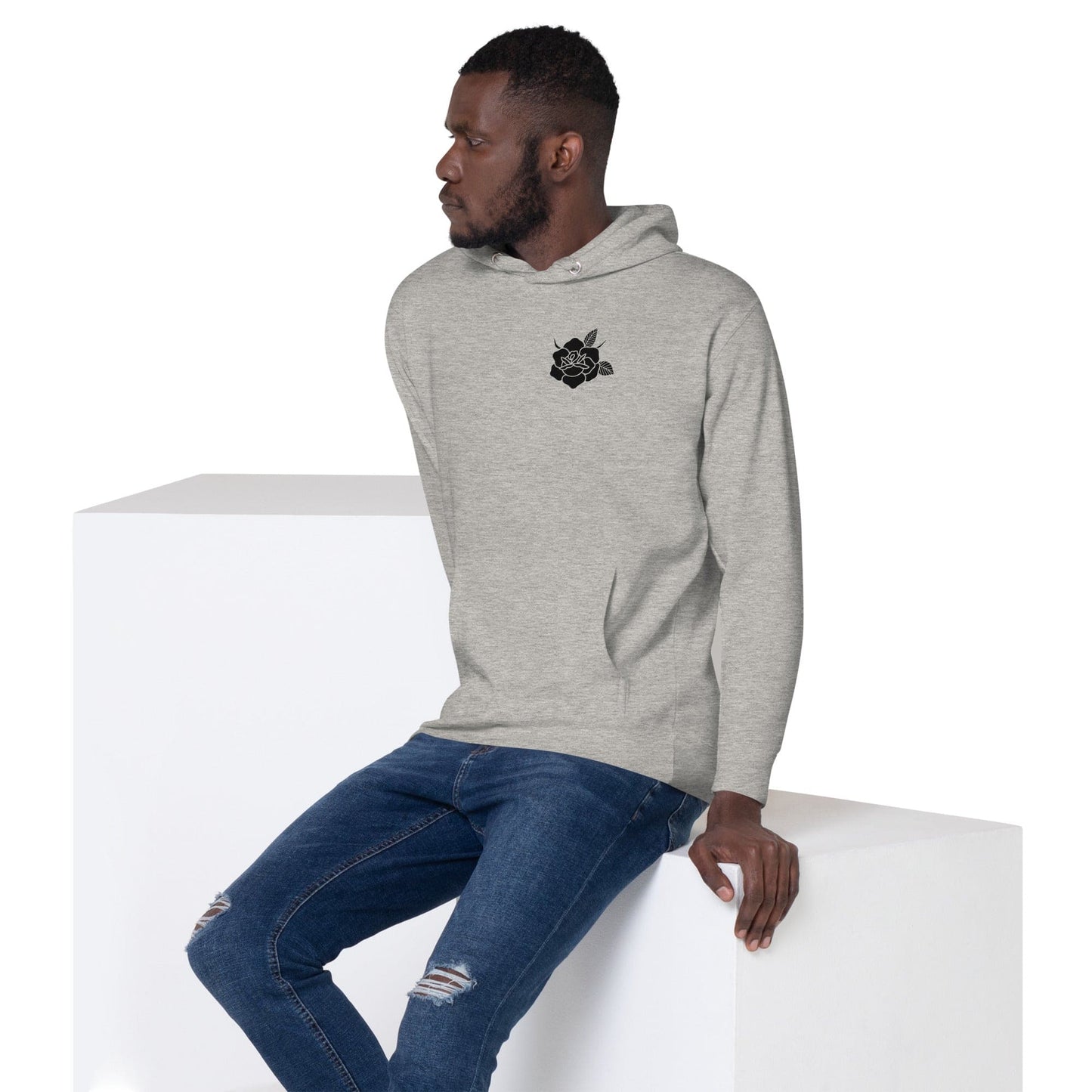 Unisex Hoodie "BLACK ROSE"