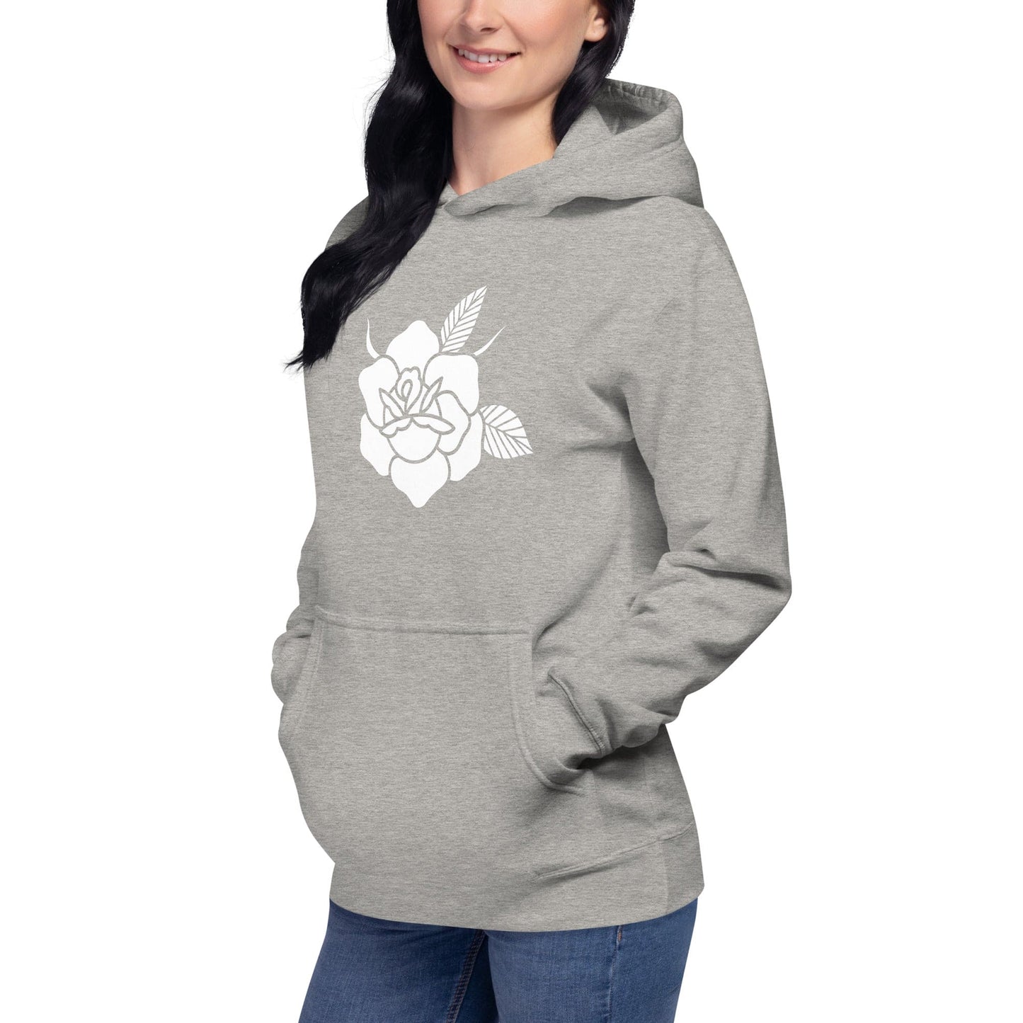 Women's Hoodie "BLACK ROSE"