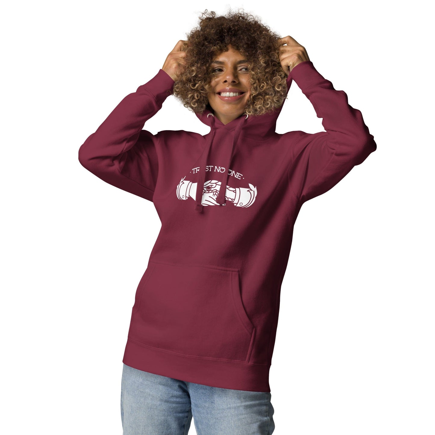 Women's Hoodie "TRUST NO ONE"