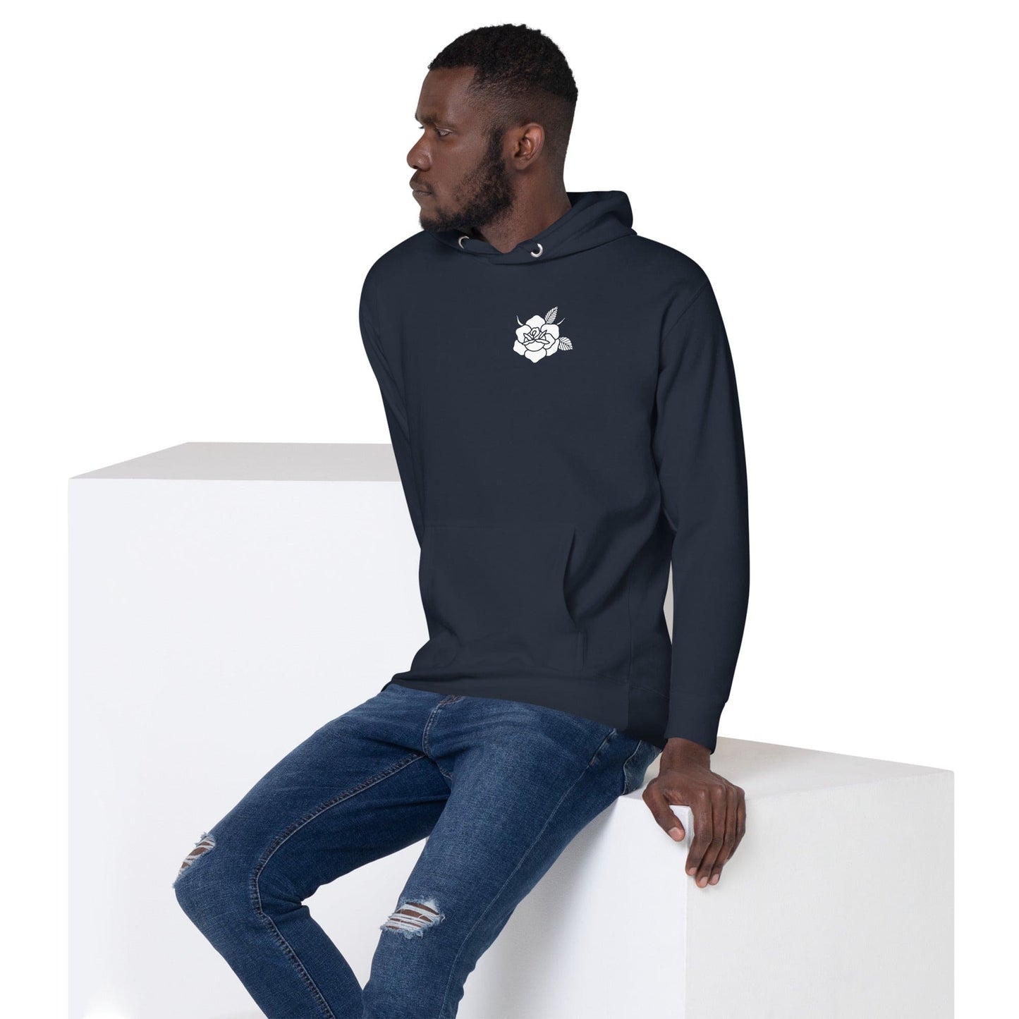 Unisex Hoodie "BLACK ROSE"