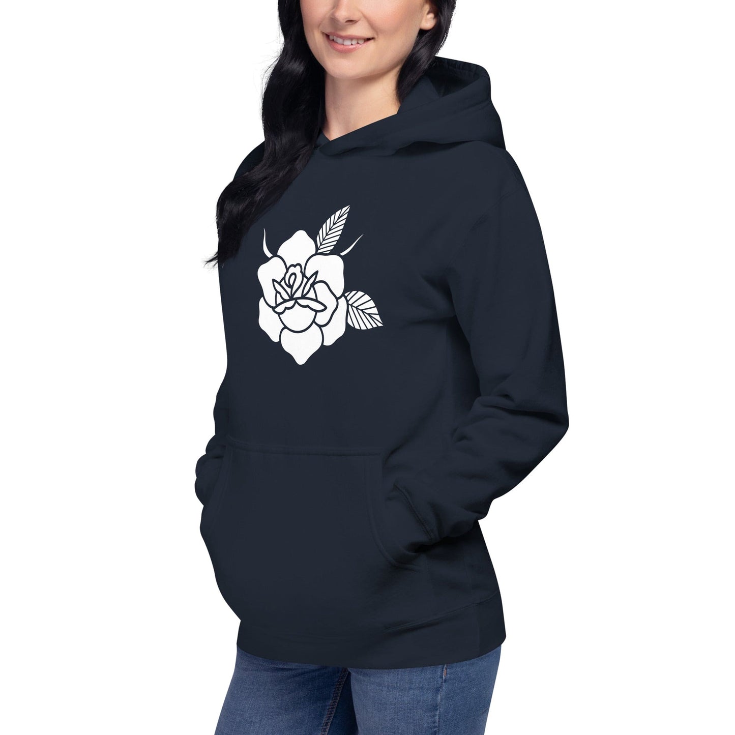 Women's Hoodie "BLACK ROSE"