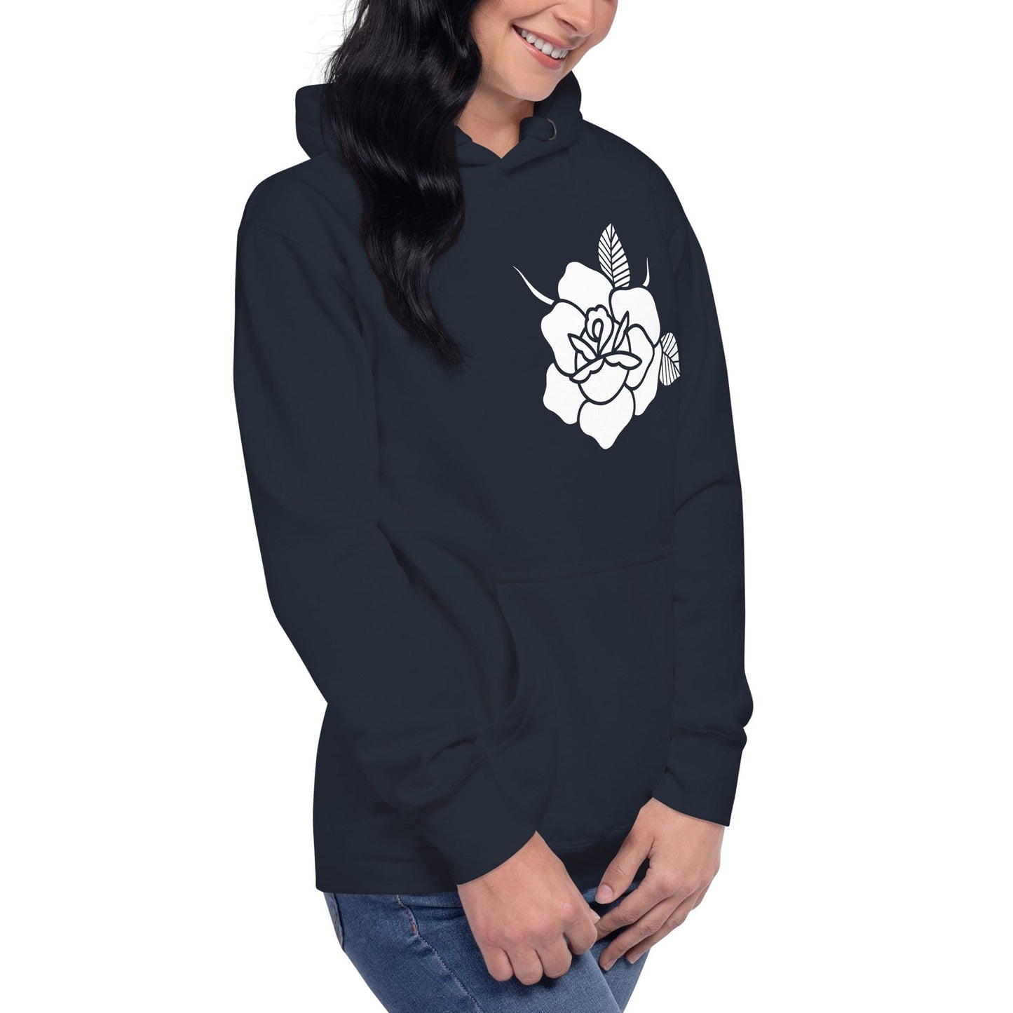 Women's Hoodie "BLACK ROSE"