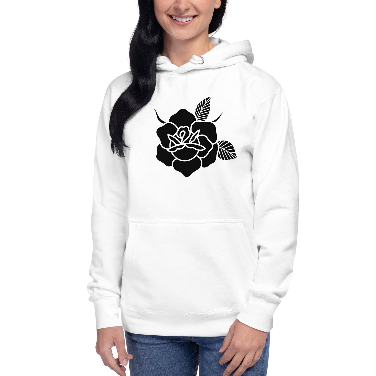 Women's Hoodie "BLACK ROSE"