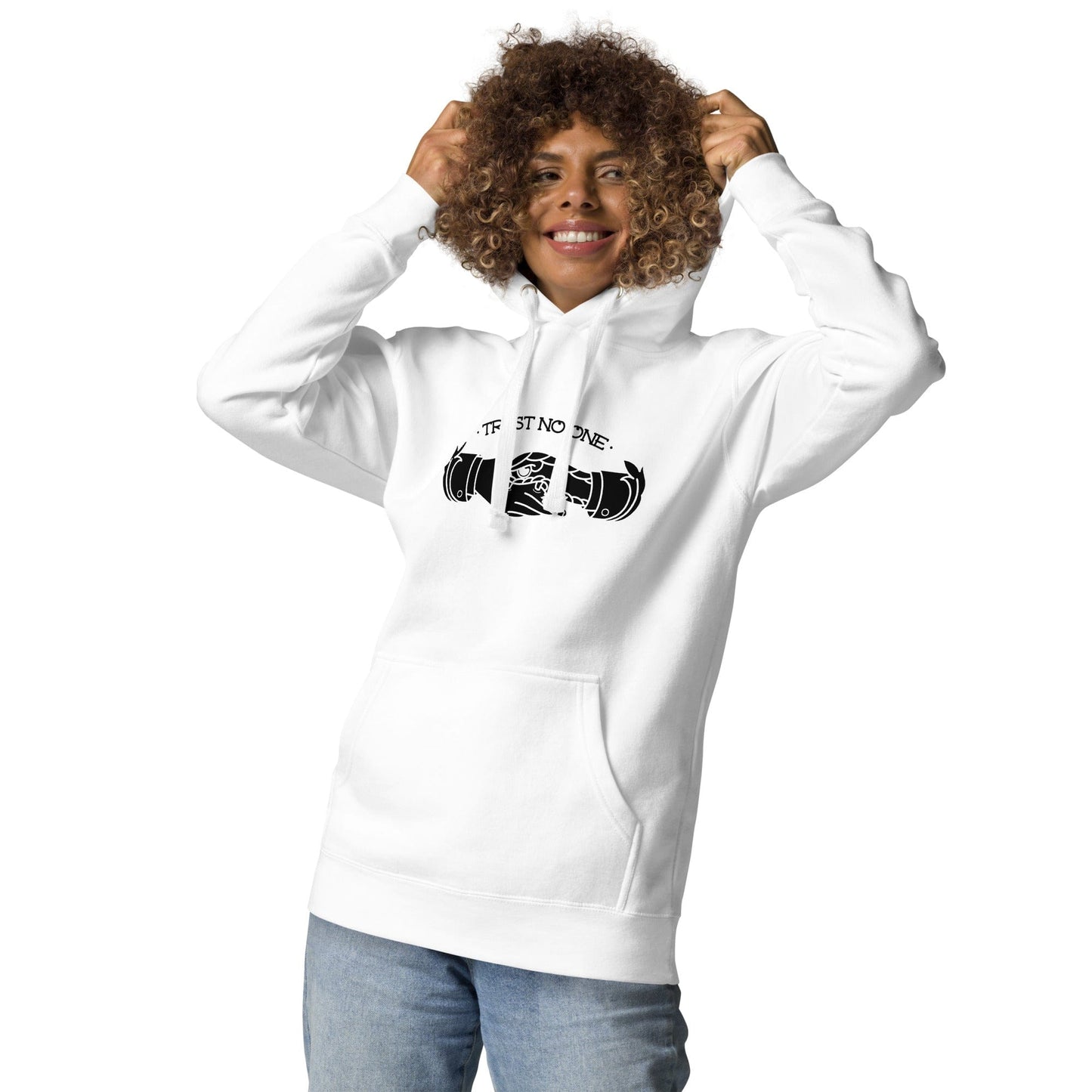 Women's Hoodie "TRUST NO ONE"