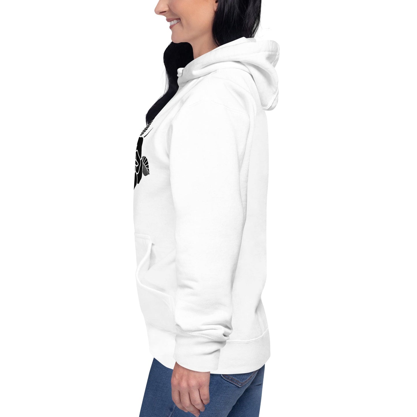 Women's Hoodie "BLACK ROSE"