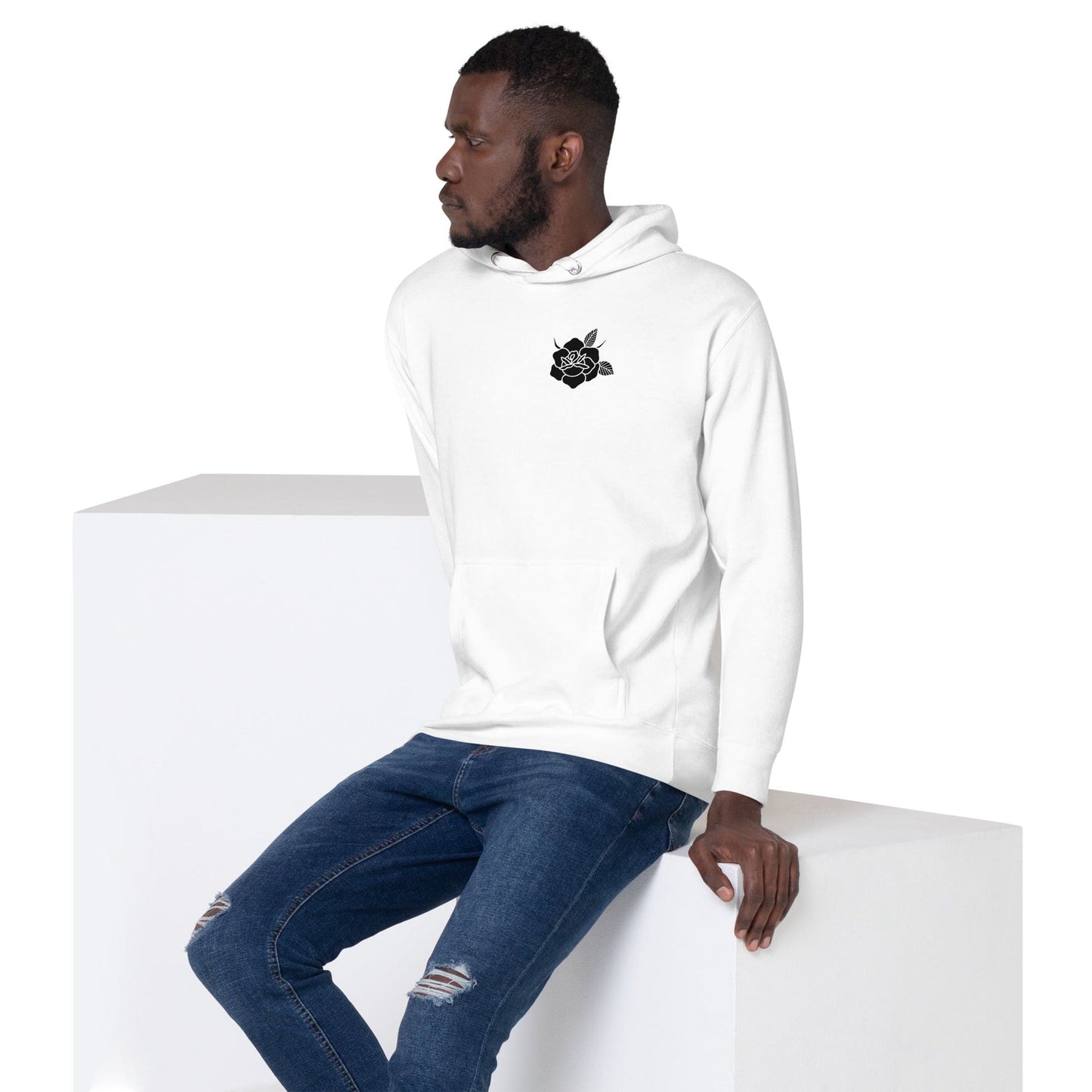 Unisex Hoodie "BLACK ROSE"