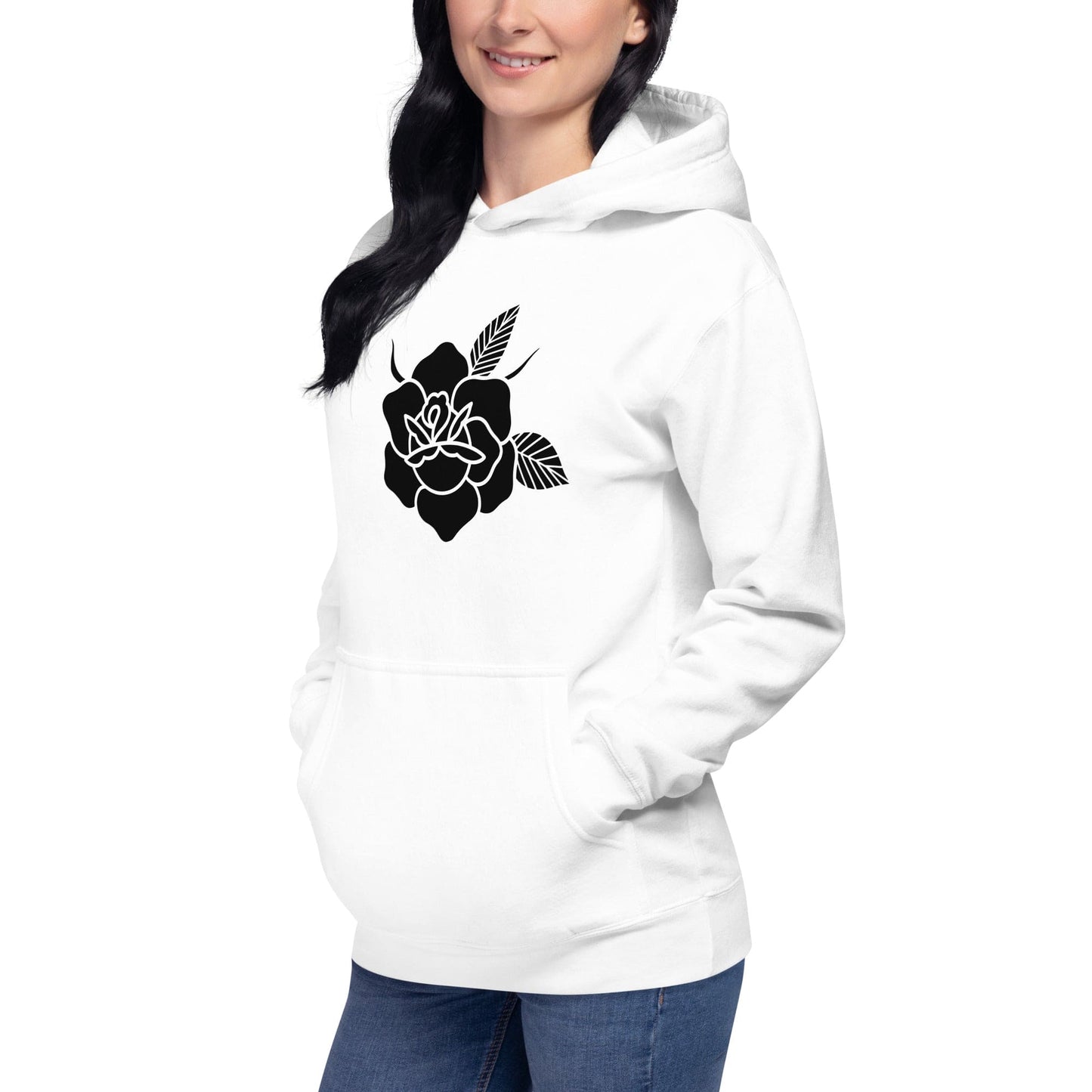 Women's Hoodie "BLACK ROSE"