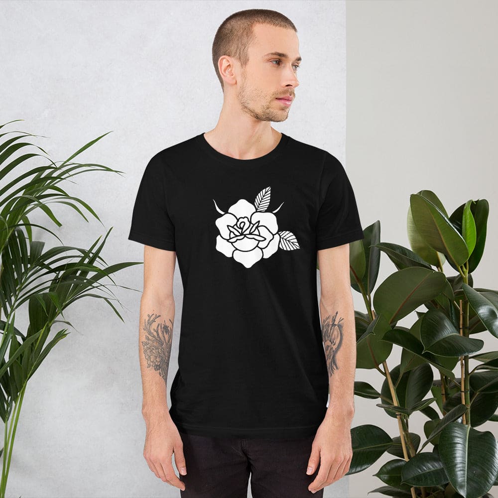 Unisex t-shirt "BLACK ROSE"