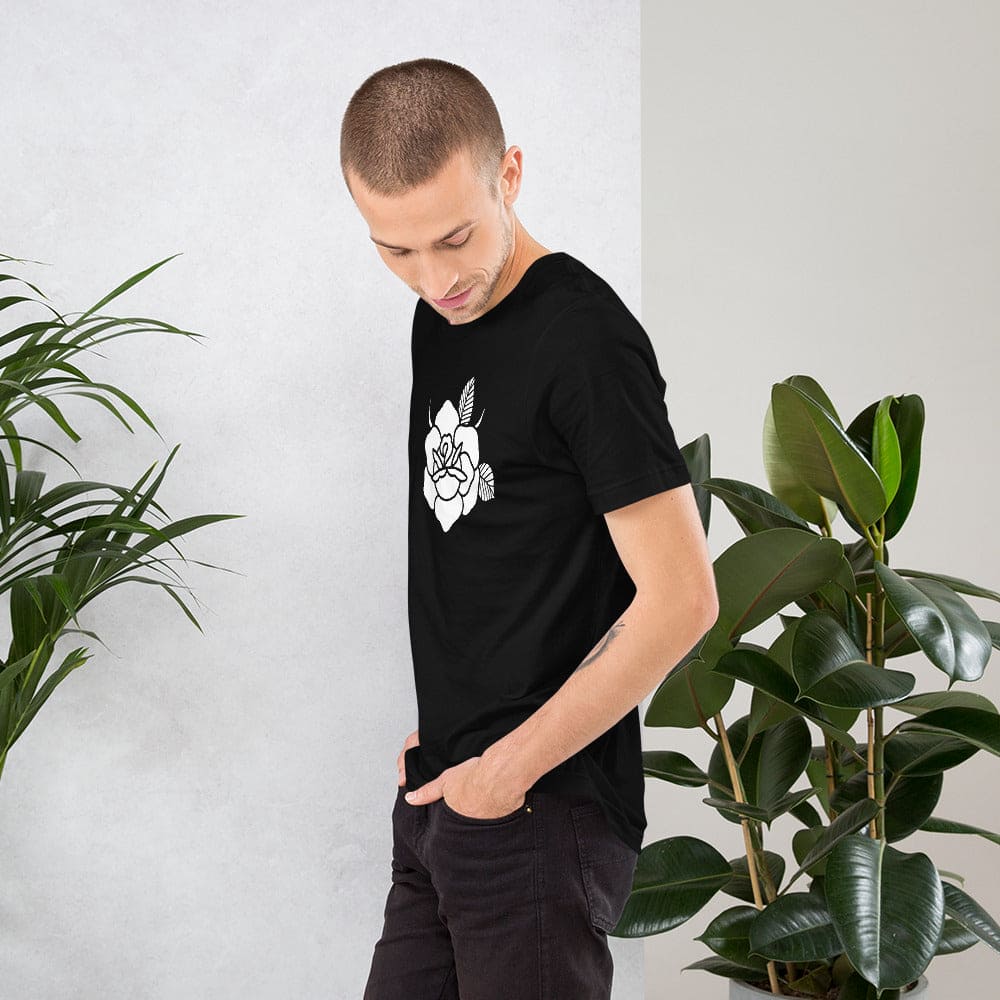 Unisex t-shirt "BLACK ROSE"