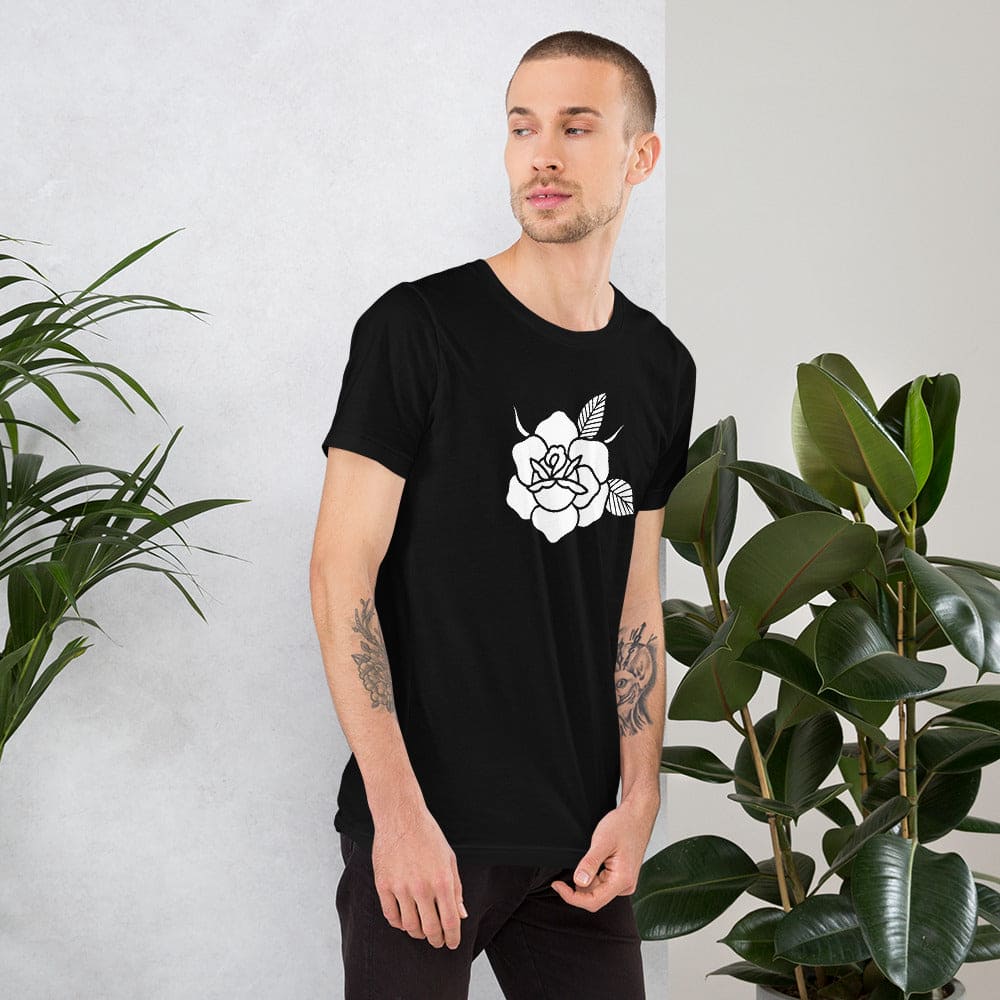 Unisex t-shirt "BLACK ROSE"