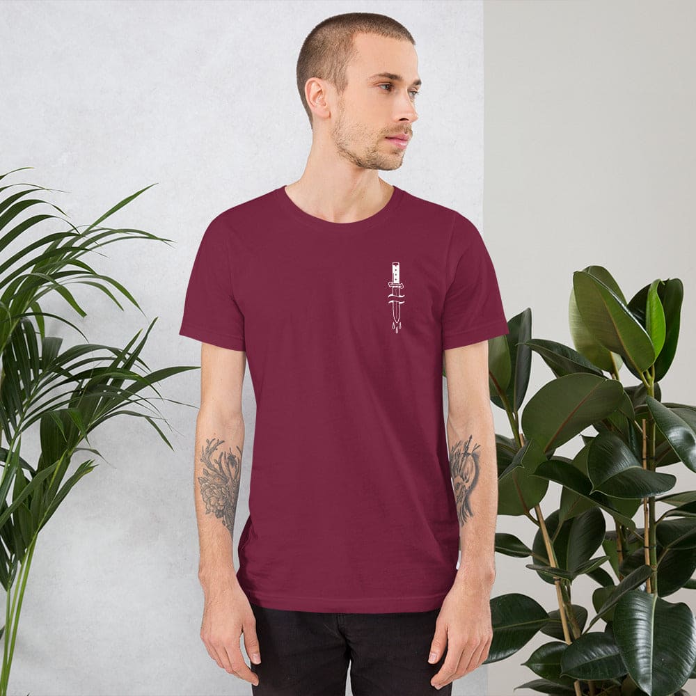 Unisex t-shirt "BLACK KNIFE"