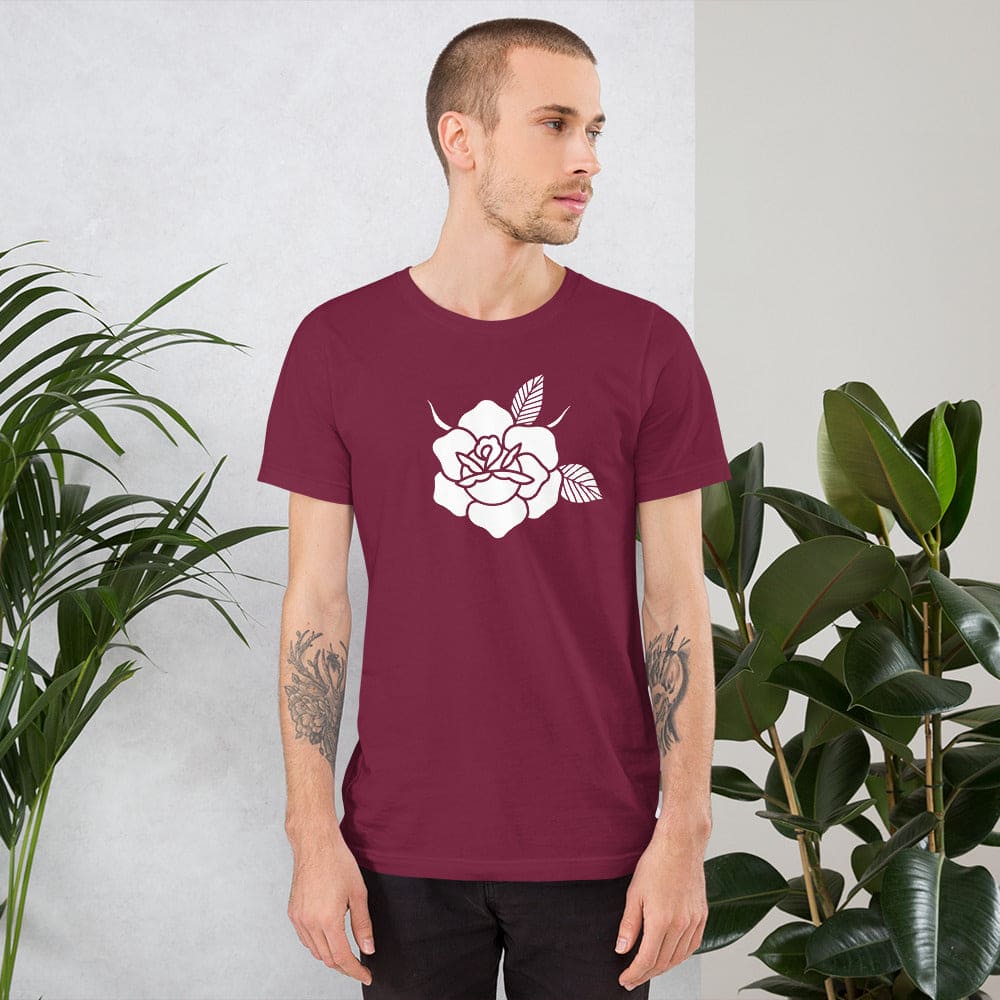 Unisex t-shirt "BLACK ROSE"