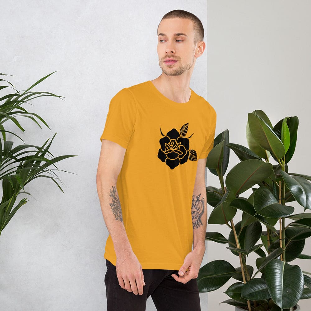 Unisex t-shirt "BLACK ROSE"