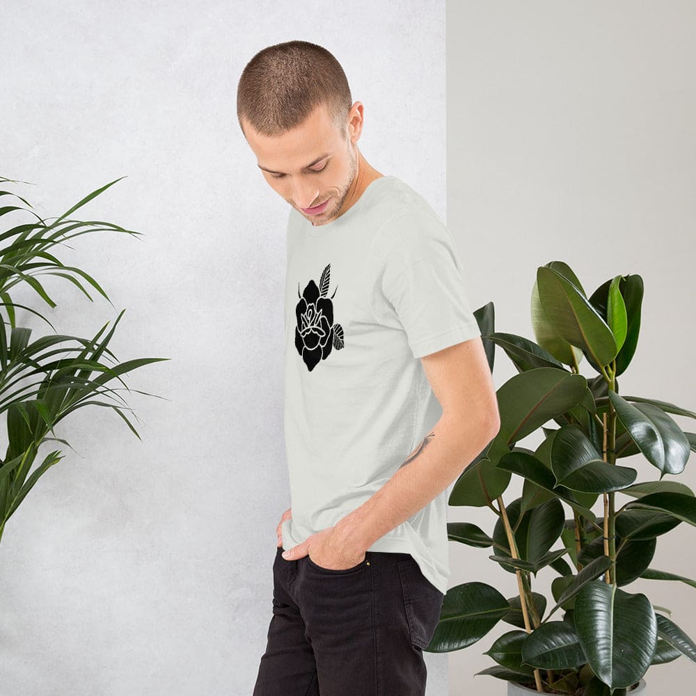 Unisex t-shirt "BLACK ROSE"
