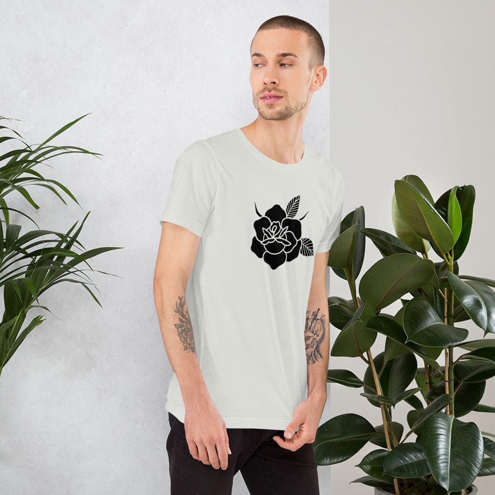 Unisex t-shirt "BLACK ROSE"