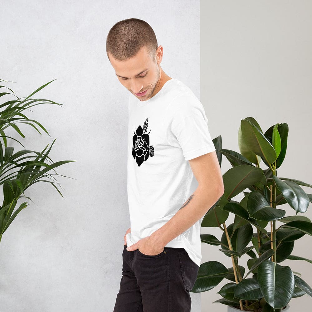 Unisex t-shirt "BLACK ROSE"