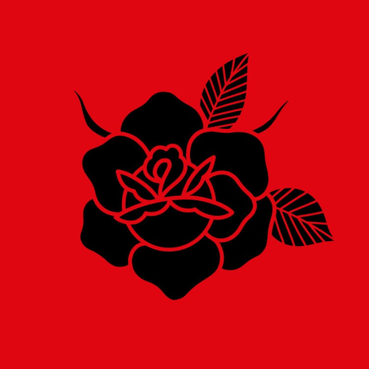 Póster "BLACK ROSE"