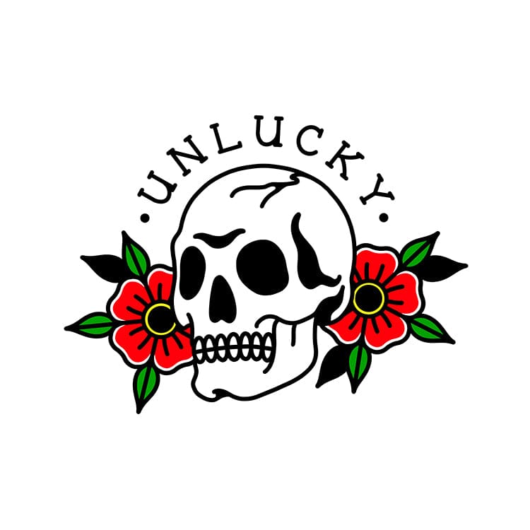Unisex t-shirt "UNLUCKY"