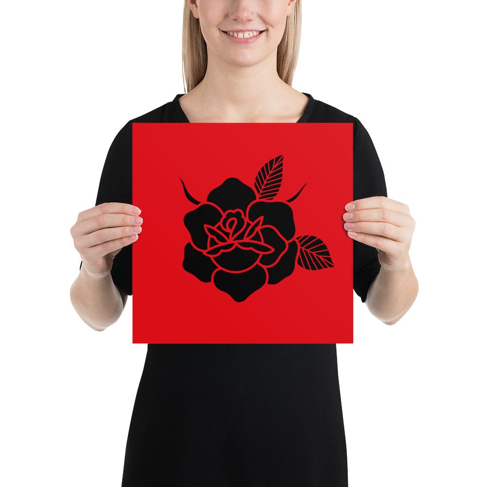 Póster "BLACK ROSE"