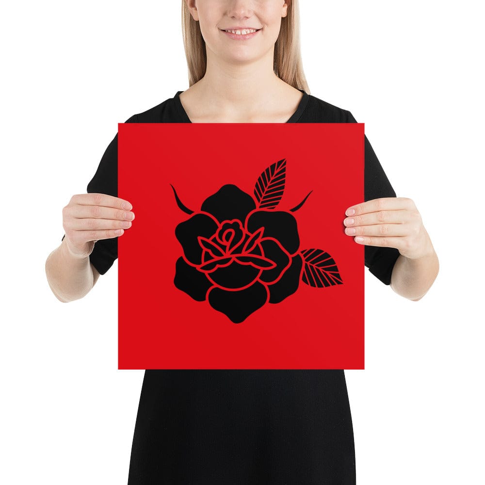 Póster "BLACK ROSE"