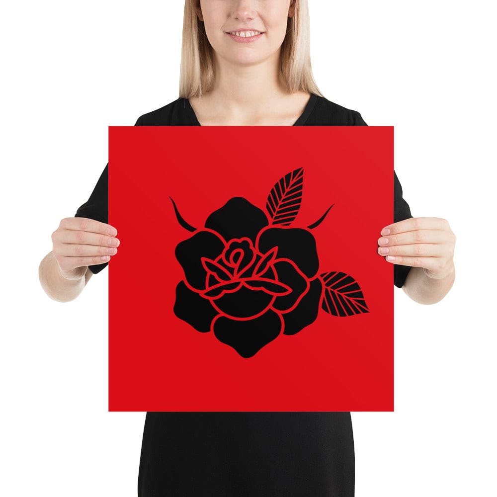 Póster "BLACK ROSE"