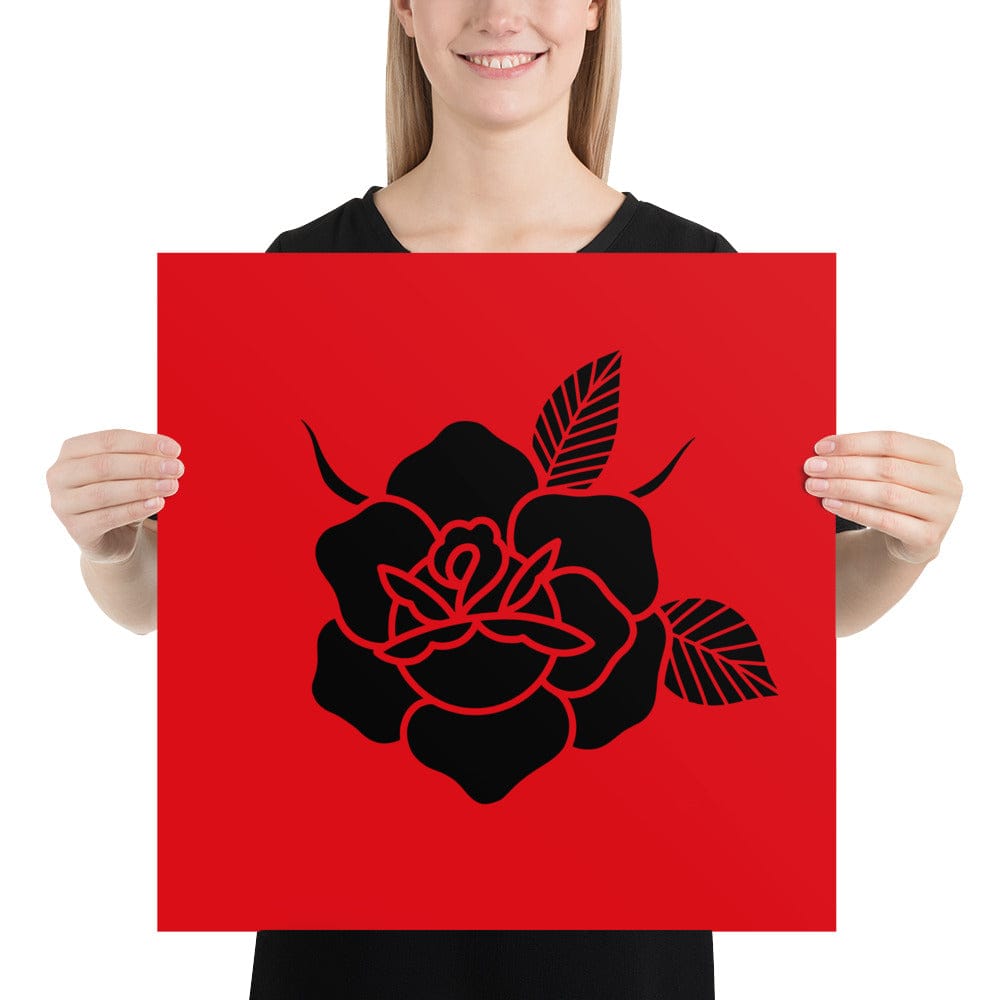 Póster "BLACK ROSE"
