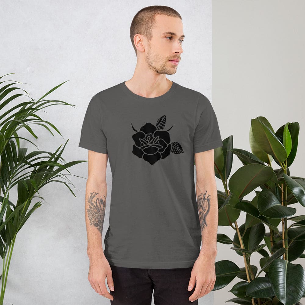 Unisex t-shirt "BLACK ROSE"