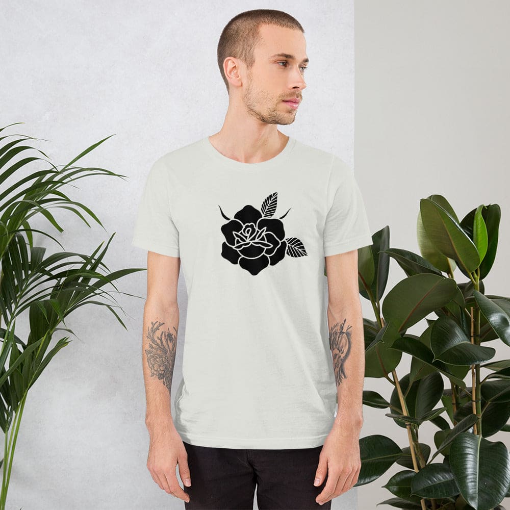 Unisex t-shirt "BLACK ROSE"