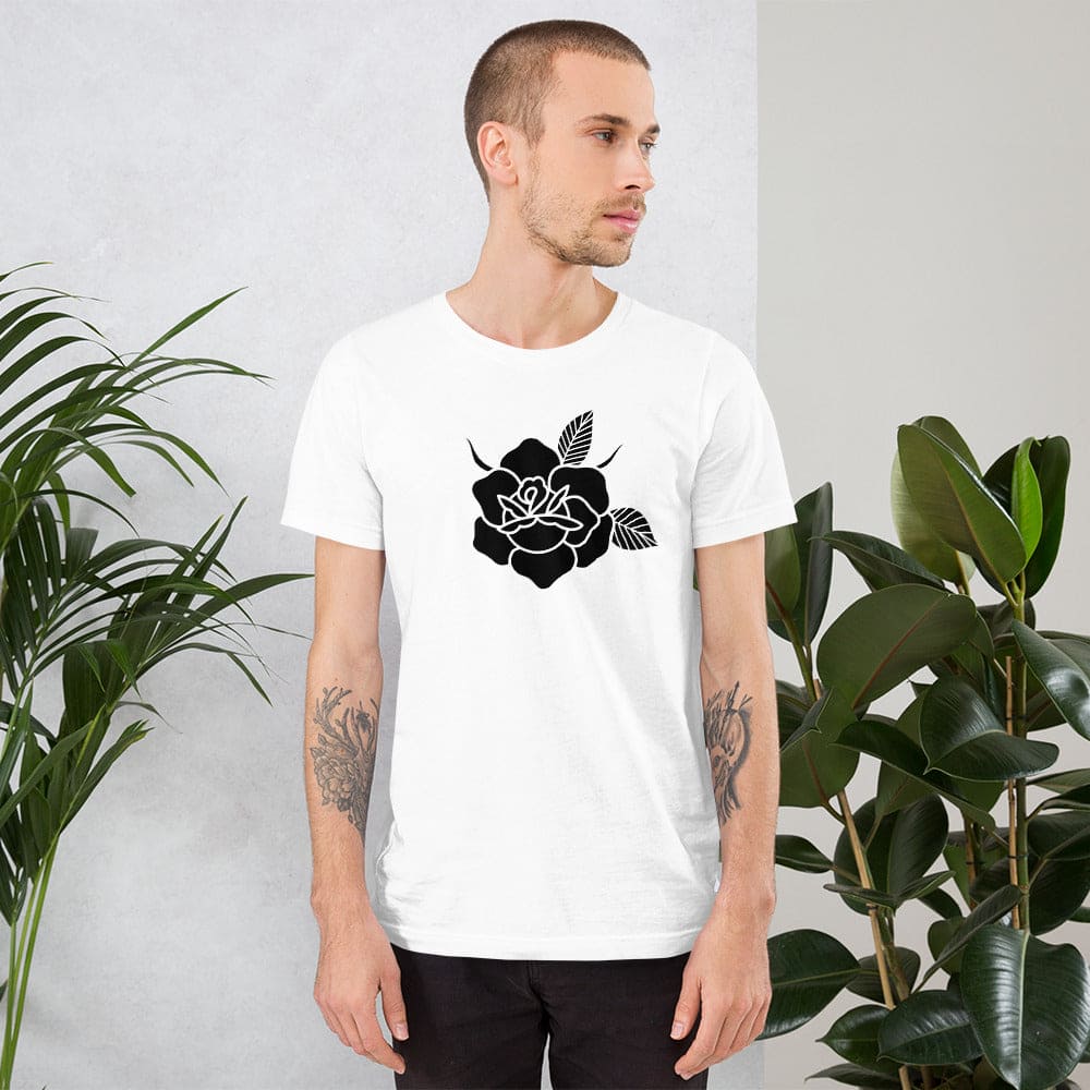 Unisex t-shirt "BLACK ROSE"