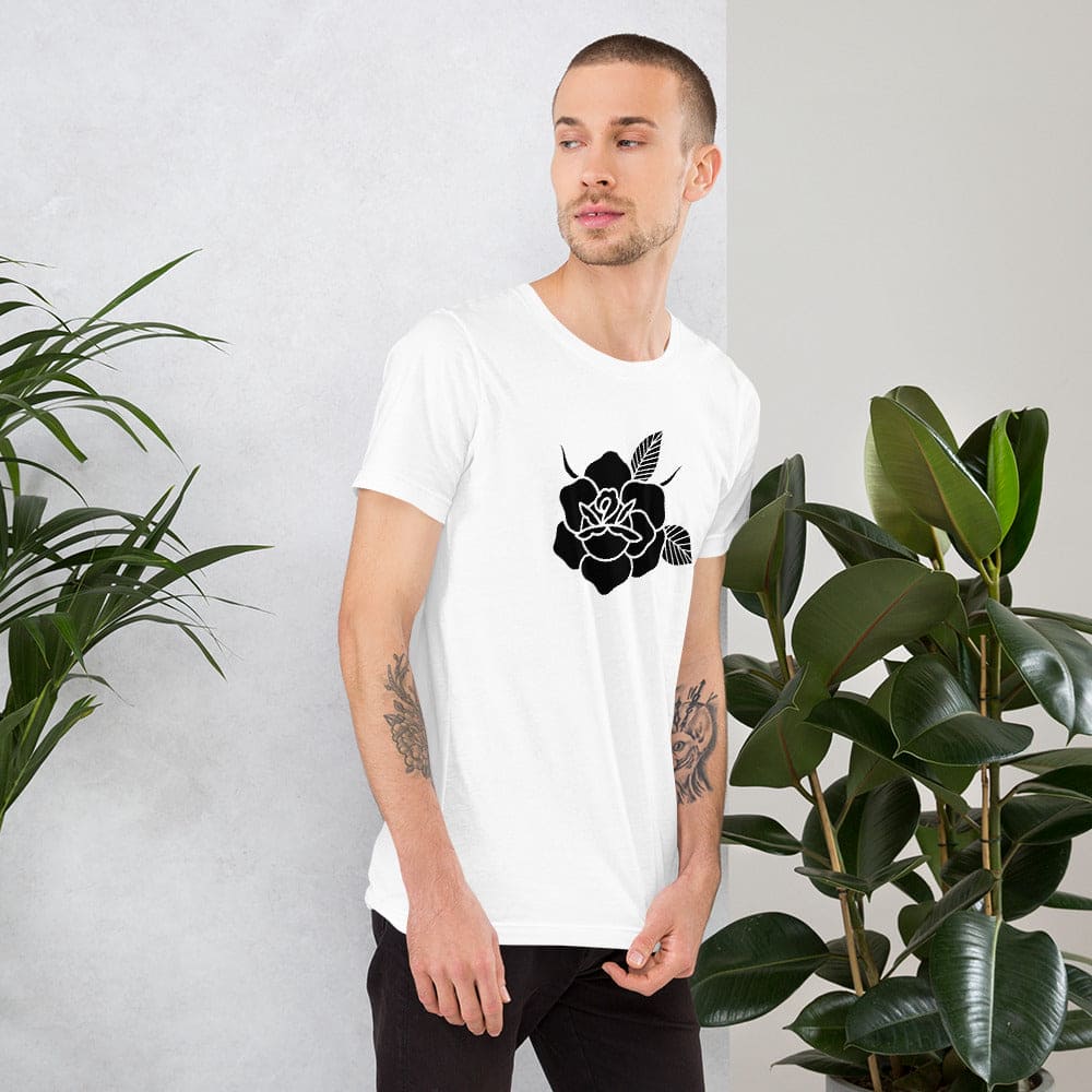 Unisex t-shirt "BLACK ROSE"